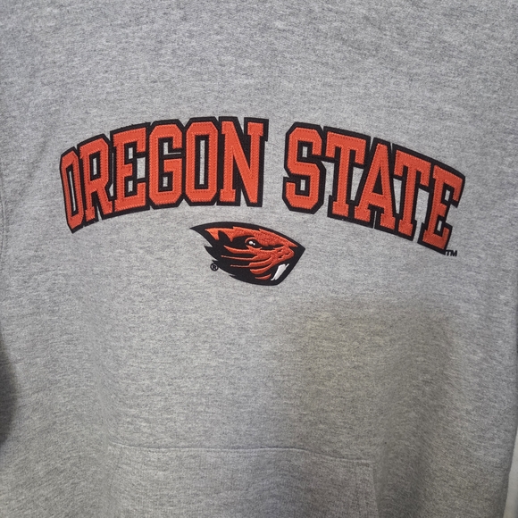 Champion Oregon State Gray and Orange Hoodie - Picture 3 of 5